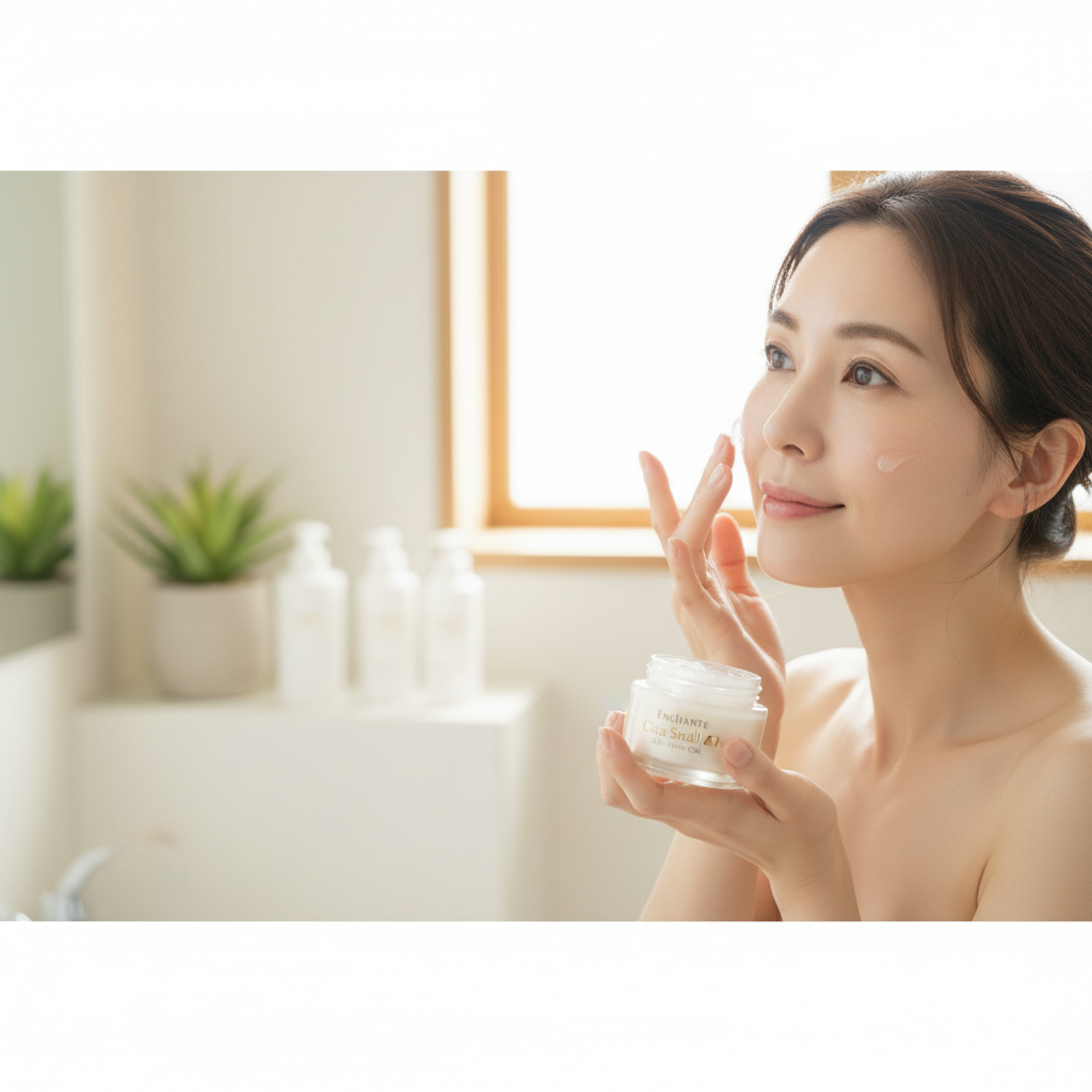 アンシャンテ シカ カタツムリ オー オールインワンジェルを使うなら？毎日のケアに取り入れるイメージ
